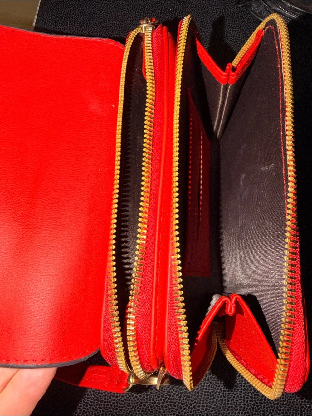 Forever Young Red Crossbody Leather Bag